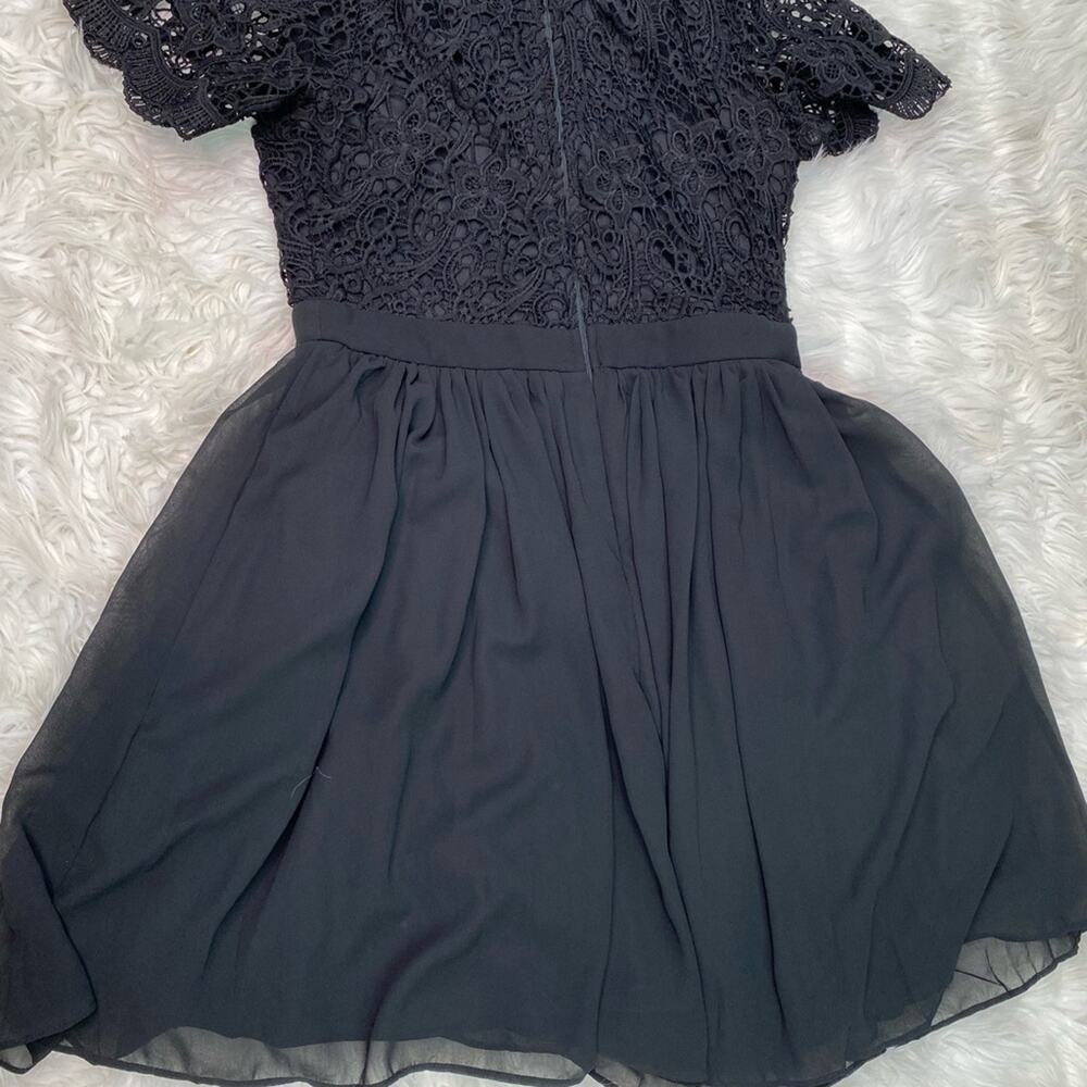 Lulu's Angel In Disguise Lace Cocktail Dress Black Size M 24945 Skater‎ - Picture 11 of 12